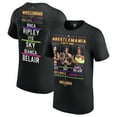 thumbnail image 1 of Men's Black WrestleMania 41 IYO SKY vs. Bianca Belair vs. Rhea Ripley Triple Threat Match T-Shirt, 1 of 3