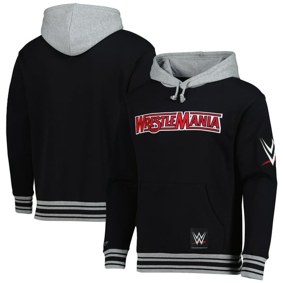 Men's Black WrestleMania 41 There And Back Pullover Hoodie