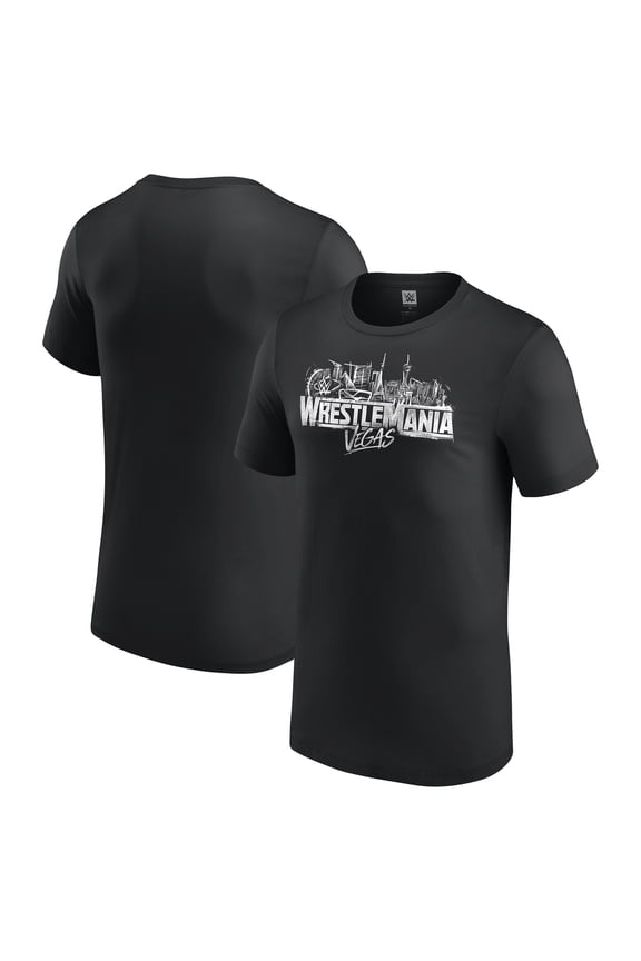 Men's Black WrestleMania 42 Logo T-Shirt