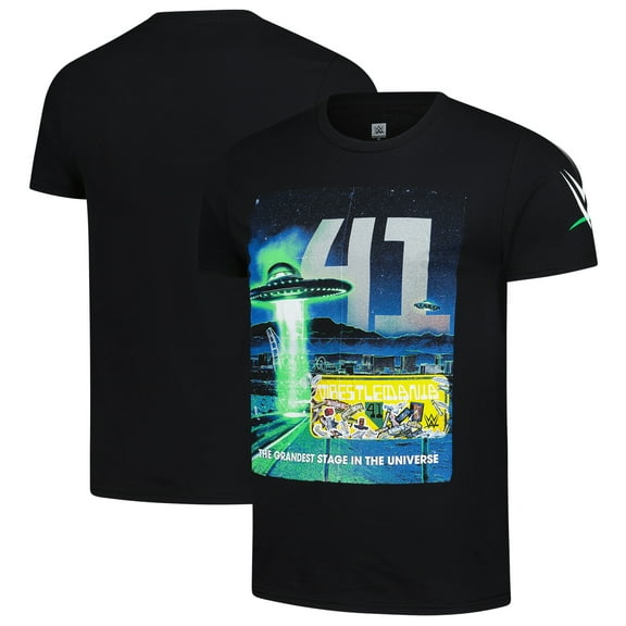Men's Black WrestleMania Area 41 T-Shirt
