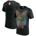 thumbnail image 1 of Men's Black Wyatt Sicks Rambling Rabbit Portrait T-Shirt, 1 of 3