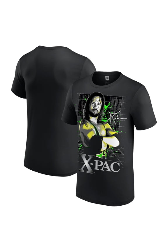 Men's Black X-Pac Superstar Pose T-Shirt