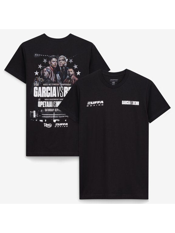 Men's Black Zuffa Boxing Ryan Garcia vs. Conor Benn Welterweight Championship T-Shirt