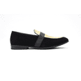 thumbnail image 1 of Men's Black and Gold Wedding Party Loafers By Roma Rio 5640, 1 of 7