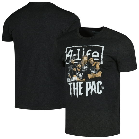 Men's Black nWo Run with the Pac Tri-Blend T-Shirt