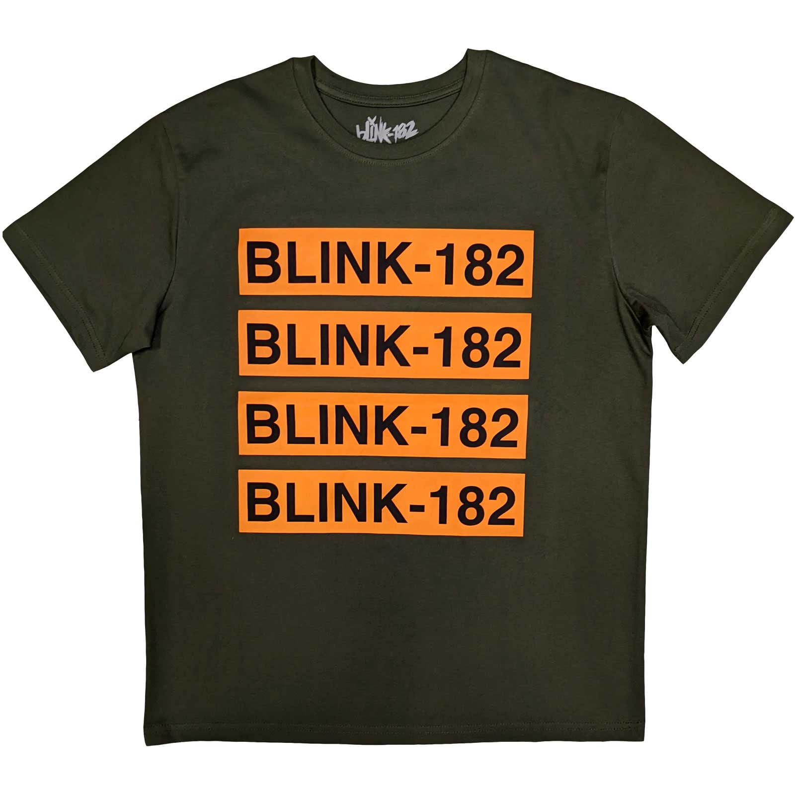 Blink-182 Unisex T-Shirt Log Repeat (XX-Large)