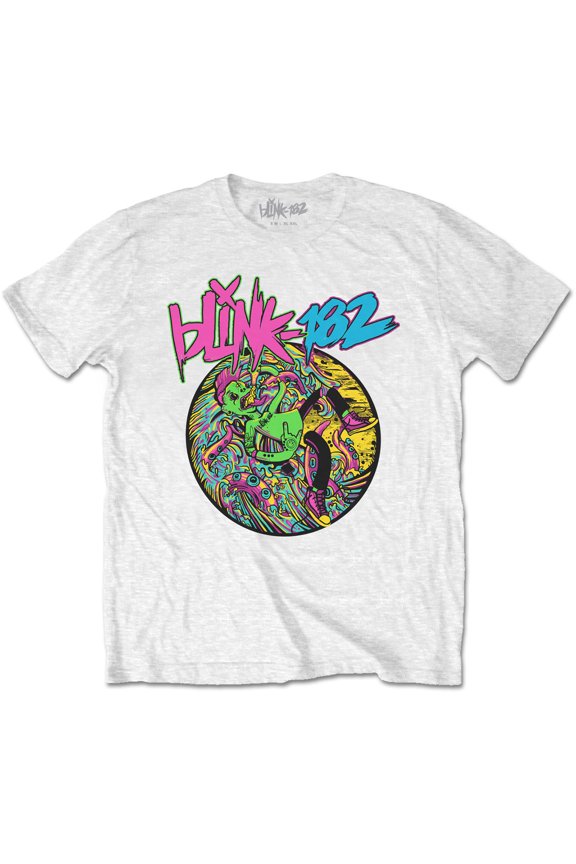 Men's Blink 182 Overboard Event Slim Fit T-shirt X-Large White