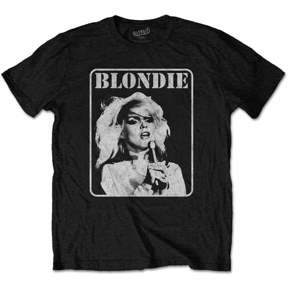 Men's Blondie Presente Poster Slim Fit T-shirt Large Black