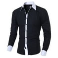 thumbnail image 1 of Men's Blouse Slim Casual Shirt Personality Fashion Long Sleeved Top Men Shirts, 1 of 2