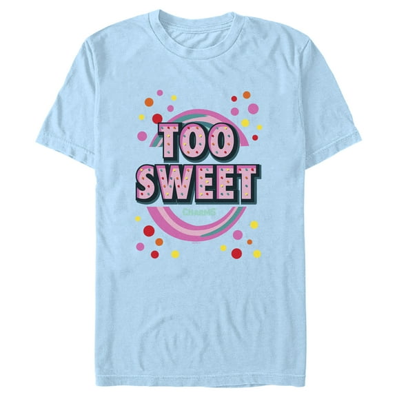 Men's Blow Pop Too Sweet  Graphic Tee Light Blue Small