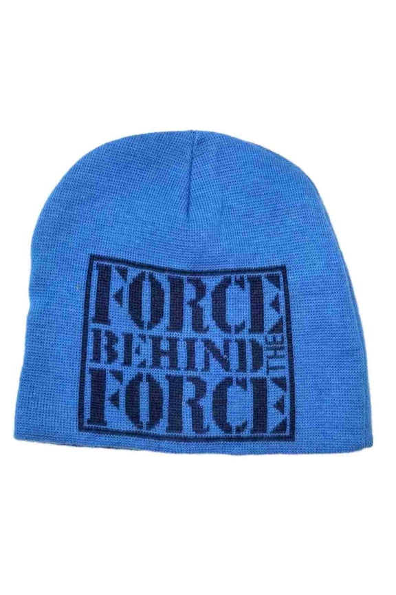 Men's Blue Air Force Force Behind the Force Beanie Stocking Cap Hat
