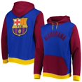 thumbnail image 1 of Men's Blue Barcelona Retro Raglan Pullover Hoodie, 1 of 3