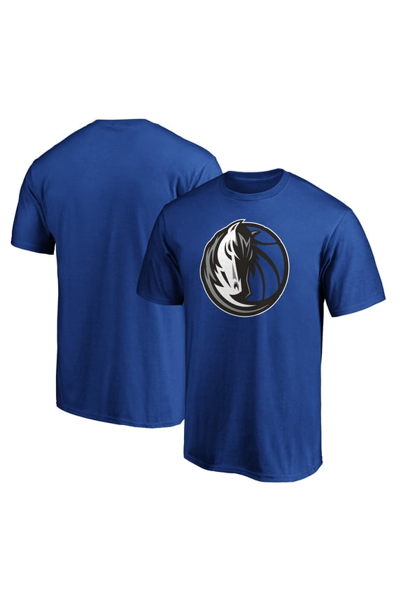 Men's  Blue Dallas Mavericks Primary Logo T-Shirt