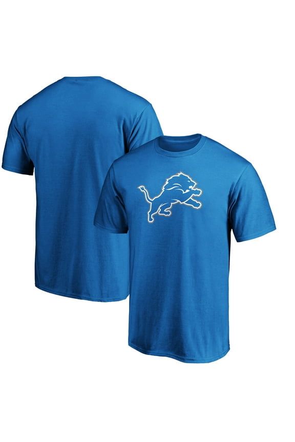 Men's Fanatics Blue Detroit Lions Primary Logo T-Shirt