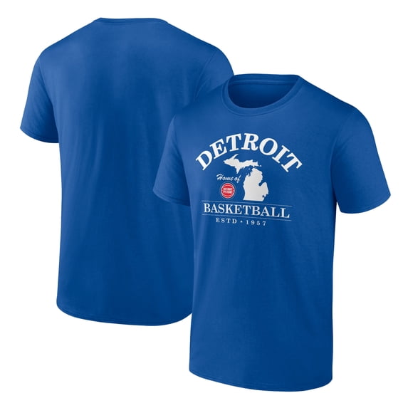 Men's Blue Detroit Pistons Tip-Off T-Shirt