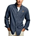thumbnail image 1 of Men's Blue Harvard Crimson Hudson Denim Long Sleeve Button-Down Shirt, 1 of 1