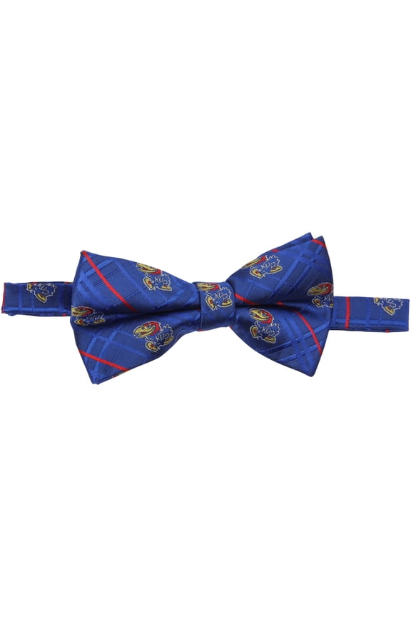 Men's Blue Kansas Jayhawks Oxford Bow Tie