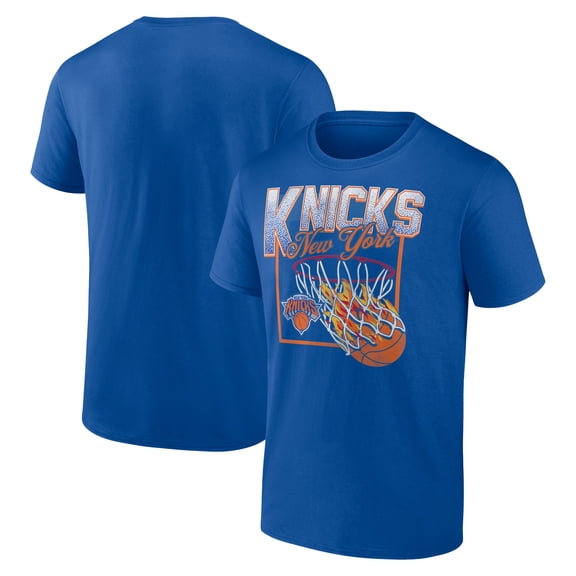 Men's Blue New York Knicks Alley Oop T-Shirt