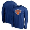 thumbnail image 1 of Men's Blue New York Knicks Primary Team Logo Long Sleeve T-Shirt, 1 of 3