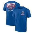 thumbnail image 1 of Men's Logo Athletic Blue New York Rangers Never Over T-Shirt, 1 of 3