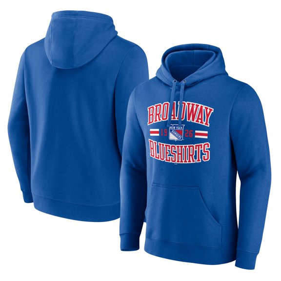 Men's Blue New York Rangers Represent Pullover Hoodie