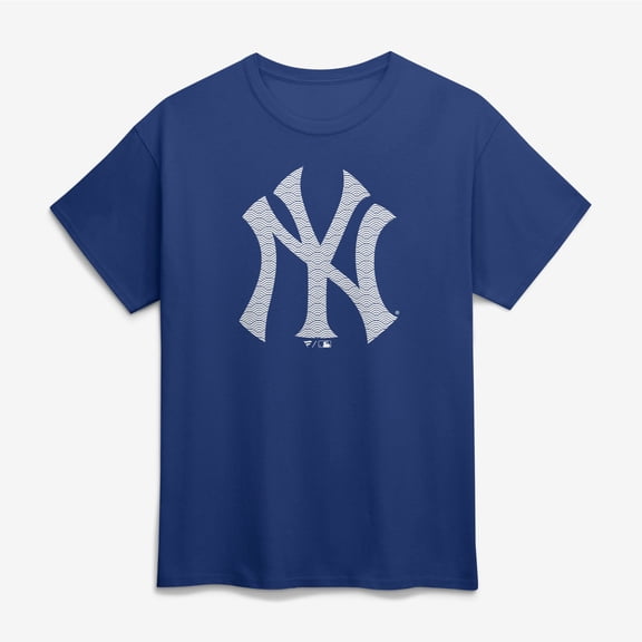 Men's Blue New York Yankees Summer Wave T-Shirt