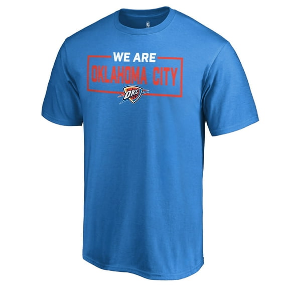 Men's Blue Oklahoma City Thunder We Are Iconic Collection T-Shirt