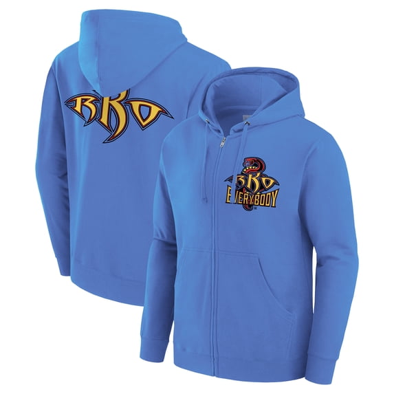 Men's Blue Randy Orton Cobalt Full-Zip Hoodie