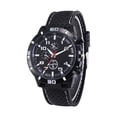 thumbnail image 1 of Men's Blue Sports Watch with Silicone Strap - Casual Army Style Quartz Wristwatch, 1 of 10