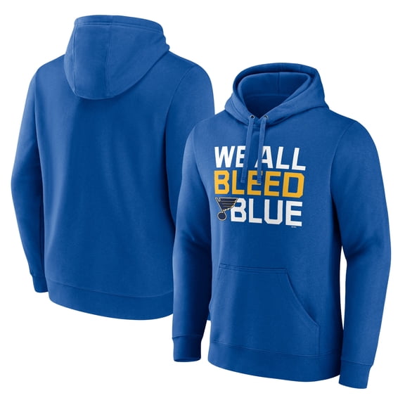 Men's Blue St. Louis Blues Represent Pullover Hoodie