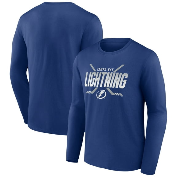Men's Blue Tampa Bay Lightning Covert Long Sleeve T-Shirt