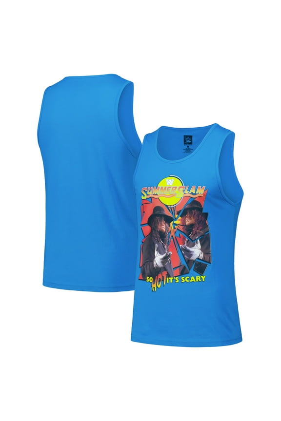 Men's Blue WWE SummerSlam 1994 Event Retro Tank Top