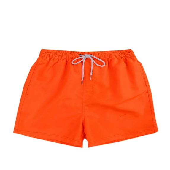 Men' Board Shorts Plus Size Swimwear Swim Shorts Surf Trunks Bathing Suits Swimsuits Boxer Solid Color Drawstring Shorts with Pocket