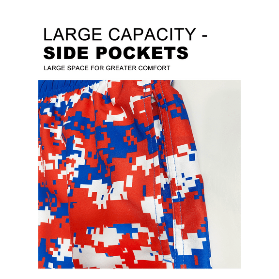 Men's Board Shorts - Quick Dry Swim Trunks , No-Chafing, Beach & Pool Ready - Comfortable, Stylish Board Shorts for Men