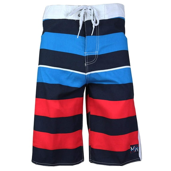 Men's Board Shorts Sport Beach Swimwear Bathing Suit Slim Fit Trunks (32, 518s Red)