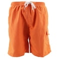 thumbnail image 1 of Men's Board Shorts Sport Beach Swimwear Bathing Suit Slim Fit Trunks (34, #12 Orange Creamsicle), 1 of 3