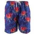 thumbnail image 1 of Men's Board Shorts Sport Beach Swimwear Bathing Suit Slim Fit Trunks (34, #5 Gloriosa Lily), 1 of 3