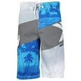 thumbnail image 1 of Men's Board Shorts Sport Beach Swimwear Bathing Suit Slim Fit Trunks (34, 515s Blue White), 1 of 3