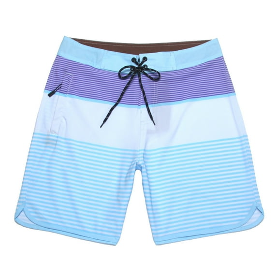 Men's Board Shorts Striped Color Block Standard Surfsilk Tijuana 19 Casual Boardshort Swim Trunk with Pockets