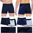 thumbnail image 1 of Men's Board Shorts Swim Trunks, Drawstring Beach Shorts with Mesh Lining Swimwear Bathing Suits for Men, S, 1 of 7