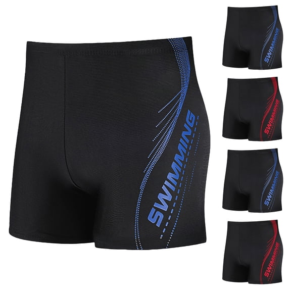 Men's Board Shorts & Swim Trunks, Lightweight Fast-Dry Square Cut for Beach, Pool, Water Sports