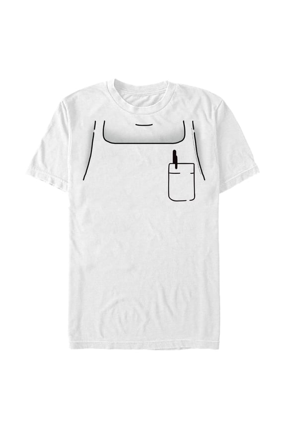 Men's Bob's Burgers Apron Costume Graphic Tee White Small