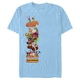 thumbnail image 1 of Men's Bob's Burgers Character Squish  Graphic Tee Light Blue Heather Medium, 1 of 4