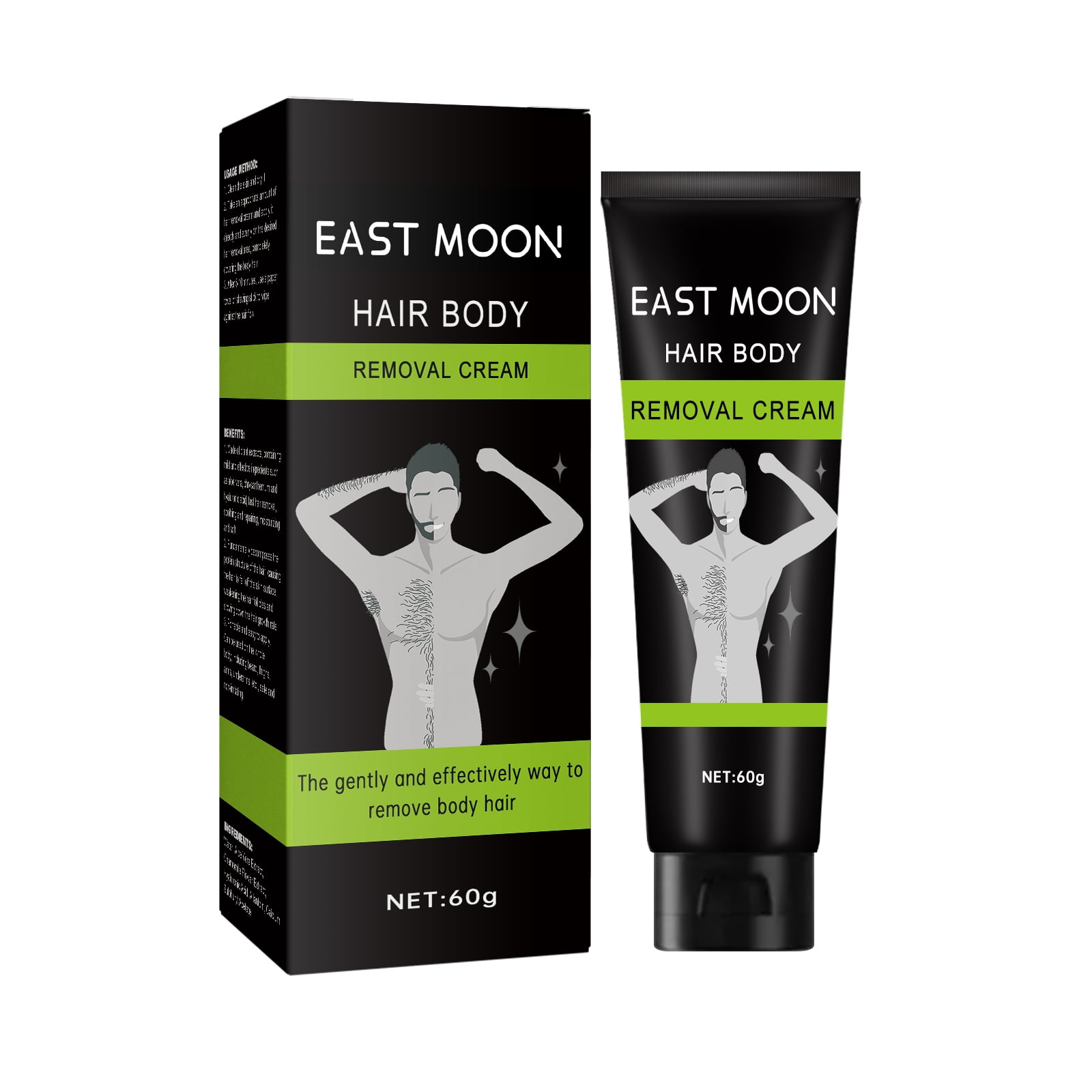Men's Body Hair Removal Cream Underarm Arm Leg Gentle NonIrritating