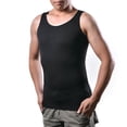 thumbnail image 1 of Men's Body Shaper For Men Slimming Vest Tummy Waist Lose Weight Compression Shirt Size: XL, 1 of 6