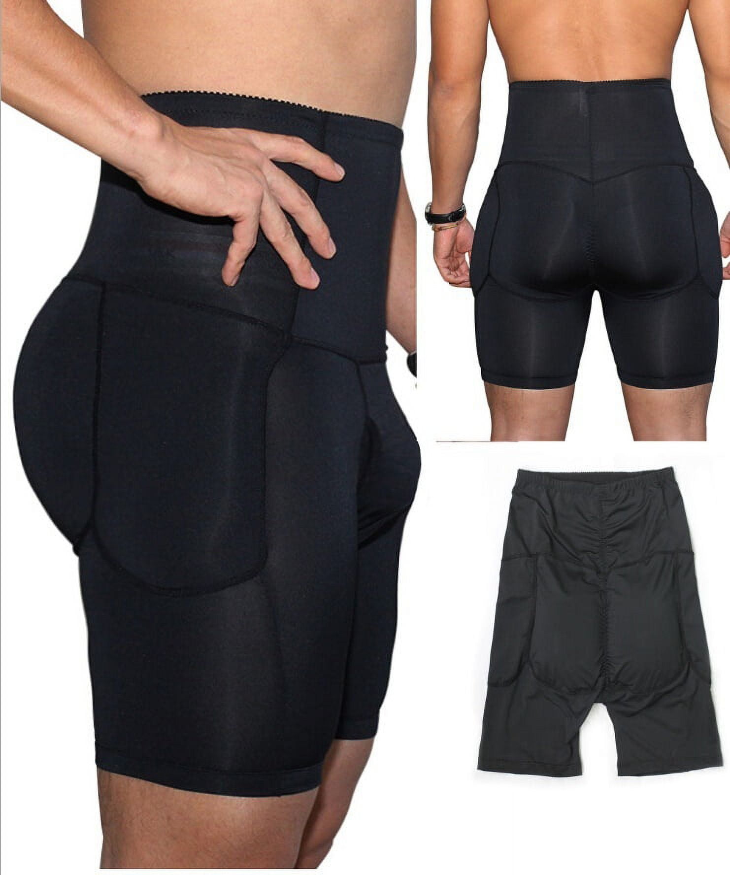 Men´s Body Shaper Tummy Control Slimming Shapewear Shorts High Waist ...