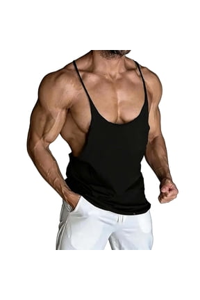 Men's Bodybuilding Stringer Tank Tops Workout Quick Dry Training Fitness Sleeveless Muscle T Shirts Vest