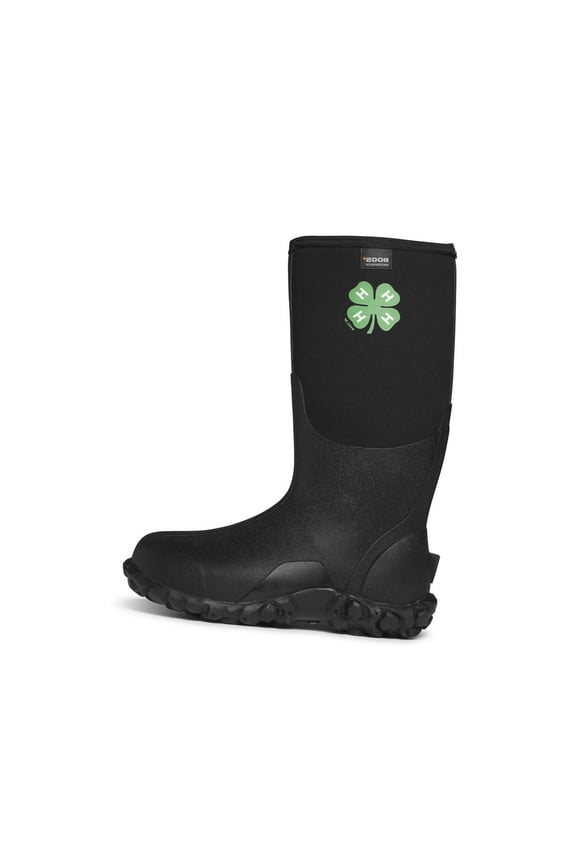 Outdoor Boots Mens Classic 4-H Waterproof Insulated Black 72621