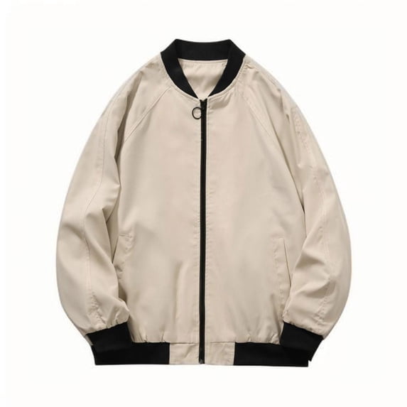 Men's Bomber Jacket Full Zip Windbreaker Jackets Water Resistant Jackets Baseball Coat Outdoor Camping Cycling