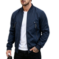 thumbnail image 1 of Men's Bomber Jacket Lightweight Windbreaker Spring Fall Jacket Windproof Water Shedding Lightweight Fashion Casual Wear, 1 of 3